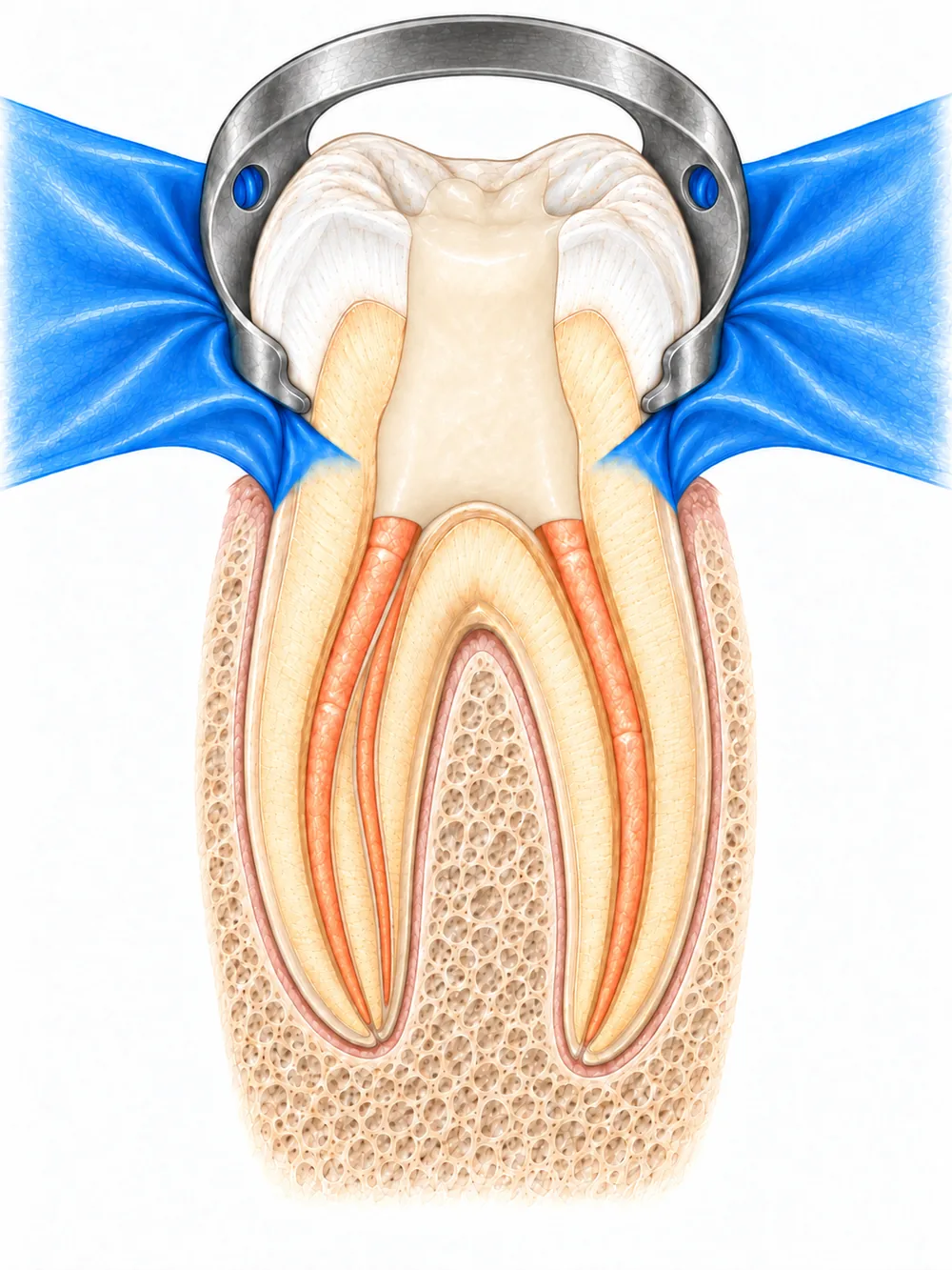 Cicatrisation osseuse après retraitement endodontique